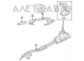 Шифтер МКПП VW Jetta 11-18 USA