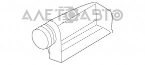 Воздухоприемник в сборе 3 части VW Passat b7 12-15 USA 3.6