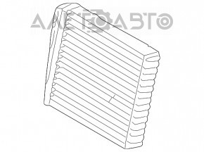 Radiatorul de încălzire a încălzitorului VW CC 08-17 nou aftermarket NISSENS