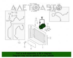 Компрессор кондиционера VW Beetle 12-19 1.8T