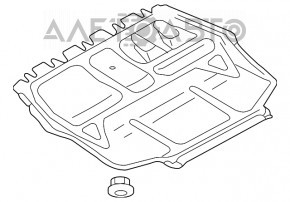 Защита двигателя передняя VW Jetta 11-18 USA TDI новый OEM оригинал