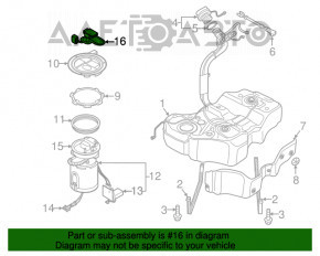 Modul de control al pompei de combustibil VW CC 08-17