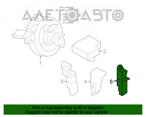 Senzor airbag dreapta spate Audi A4 B8 08-16