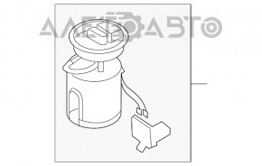 Топливный насос VW Jetta 11-18 USA TDI