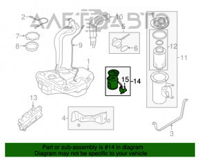 Топливный насос VW Jetta 11-18 USA TDI