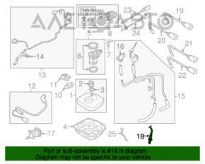 Sonda lambda pentru VW Passat B7 12-15 SUA 2.0TDI