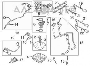 Sonda lambda pentru VW Passat B7 12-15 SUA 2.0TDI