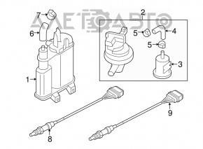 Sonda lambda pentru VW Jetta 11-18 SUA 2.0