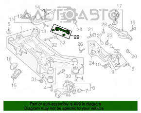 Maneta transversală spate dreapta Audi Q3 8U 15-18