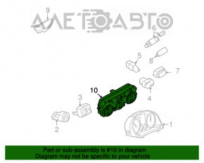 Controlul climatizării VW Tiguan 09-15 manual