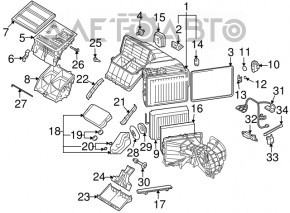 Senzorul de temperatură din cuptorul VW Jetta 11-18 SUA, nou, original OEM