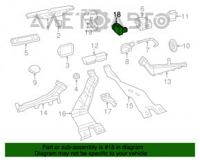 Senzor de calitate a aerului VW Jetta 11-18 SUA