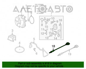 Sonda lambda stânga, prima, VW Passat b8 16-19 SUA 3.6