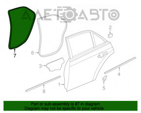 Уплотнитель дверного проема задний левый Chrysler 300 11-