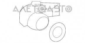 Senzor de parcare frontal pentru Porsche Cayenne 958 11-14, nou, neoriginal, JP GROUP.