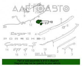 Senzor de parcare frontal pentru Porsche Cayenne 958 11-14