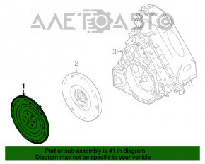 Маховик Ford Ecosport 18-20 2.0