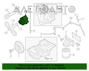 Масляный насос ДВС Ford Focus mk3 11-18 2.0