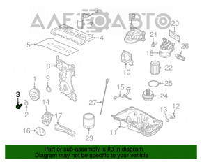 Болт шкива коленвала Ford Ecosport 18-22 2.0