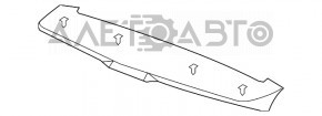 Spoiler hayon Jeep Compass 11-16 zgârieturi