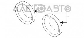 Capacul farului drept al VW Tiguan 18- este mare, din cauciuc, nou, original OEM.