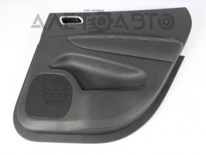 Capacul usii spate dreapta Dodge Durango 11-15 negru SXT, cotiera piele neagra, ornamente gri, zgariata.