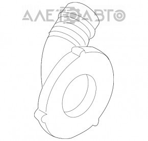 Conducta aer VW Jetta 11-18 USA 2.0 de la filtru nou original