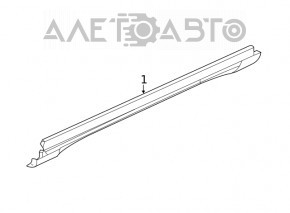 Bara dreapta Jeep Cherokee KL 14- Trailhawk structura