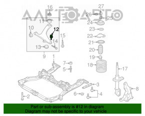 Шаровая опора правая Subaru Outback 20- новый OEM оригинал