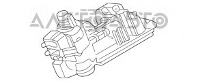 Manerul capacului portbagajului exterior Mercedes W211 02-09 este rupt, mecanismul de blocare.