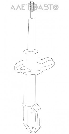 Амортизатор передний левый Subaru Forester 14-18 SJ 2.0 OEM