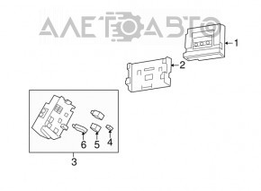 Modulul de control al caroseriei BCM Chevrolet Volt 11-15