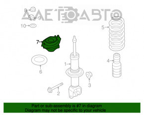 Suportul amortizorului din spate dreapta pentru Subaru B10 Tribeca, nou, original OEM.