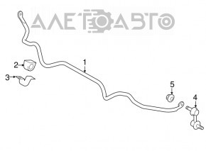 Stabilizatorul frontal pentru Subaru Forester 19- SK