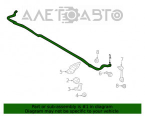 Stabilizator spate pentru Subaru Forester 19- SK