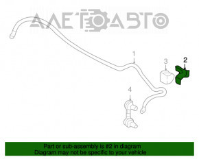 Suportul de fixare a stabilizatorului spate dreapta pentru Subaru Forester 14-18 SJ