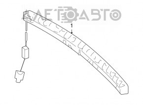 Semnal de oprire Mercedes CLA 14-19 sub vopsire