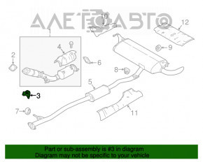 Montarea conductei de admisie cu catalizatorul Nissan Rogue Sport 17-19