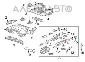 Корыто багажника Buick Encore 13-19