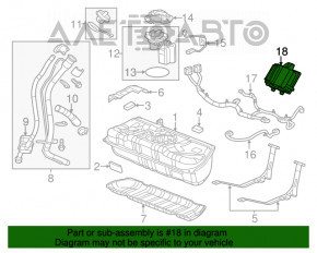 Modulul pompei de combustibil Chevrolet Volt 11-15