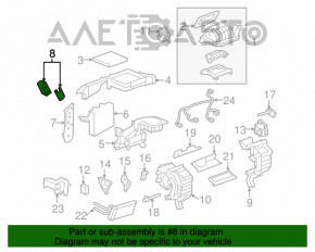 Ventilatorul de încălzire a aerului condiționat pentru Chevrolet Equinox 10-17