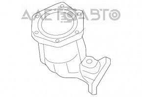 Catalizatorul frontal Infiniti JX35 QX60 13-