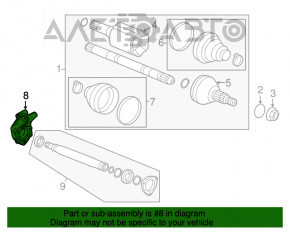 Suport arbore intermediar Chevrolet Impala 14-20 2.5