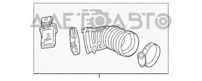 Tubulatura de aer pentru Chevrolet Malibu 13-15