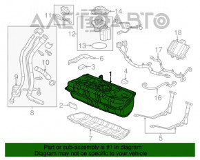 Топливный бак Chevrolet Volt 11-15