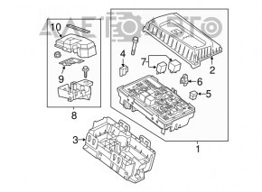 Fuse Relay-junction Block Chevrolet Volt 11-15