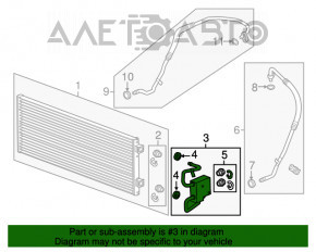 Supapa de racire a transmisiei automate pentru Chevrolet Volt 11-15