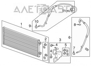 Supapa de racire a transmisiei automate pentru Chevrolet Volt 11-15