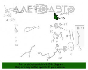 Balama usi jos fata dreapta Chevrolet Malibu 13-15 nou original OEM