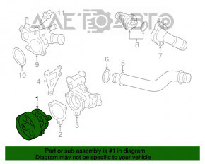 Pompa de apă Infiniti JX35 QX60 14-17 Hybrid nou OEM original